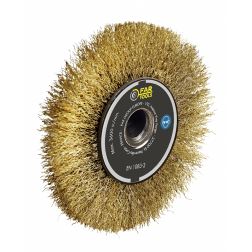 FARTOOLS Mosazný drátěný kartáč šířka 20 mm Průměr 120 mm, otvor 20 mm, tloušťka 20 mm