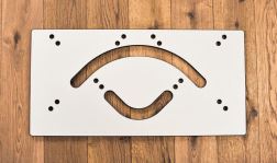 Truhlářská šablona VR pro zaoblení vnějších rohů