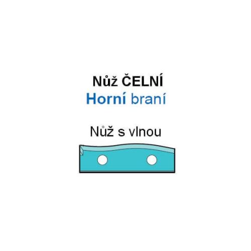 VBD pro frézu na výplně VP-75 Horní braní