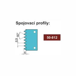 Sada nožů 50-812 do frézovací hlavy B-50, 3 ks
