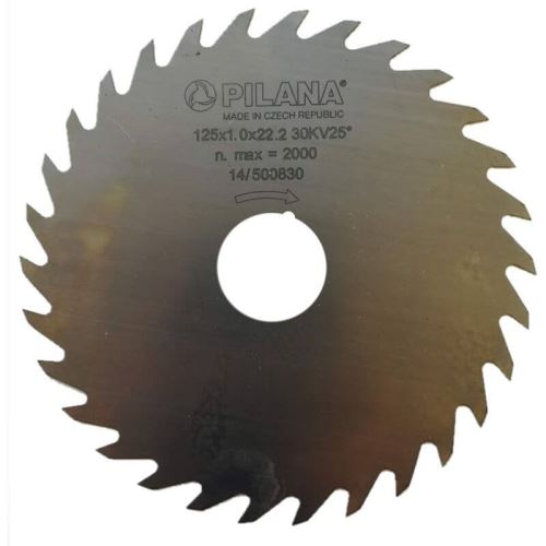 Pilový kotouč na dřevo   125x1,0x22,2  5316.2 - 30KV25°