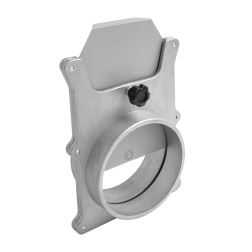 Hradítko s Alu přepážkou pro hadici 100mm Hradítko s Alu přepážkou pro hadici 100mm